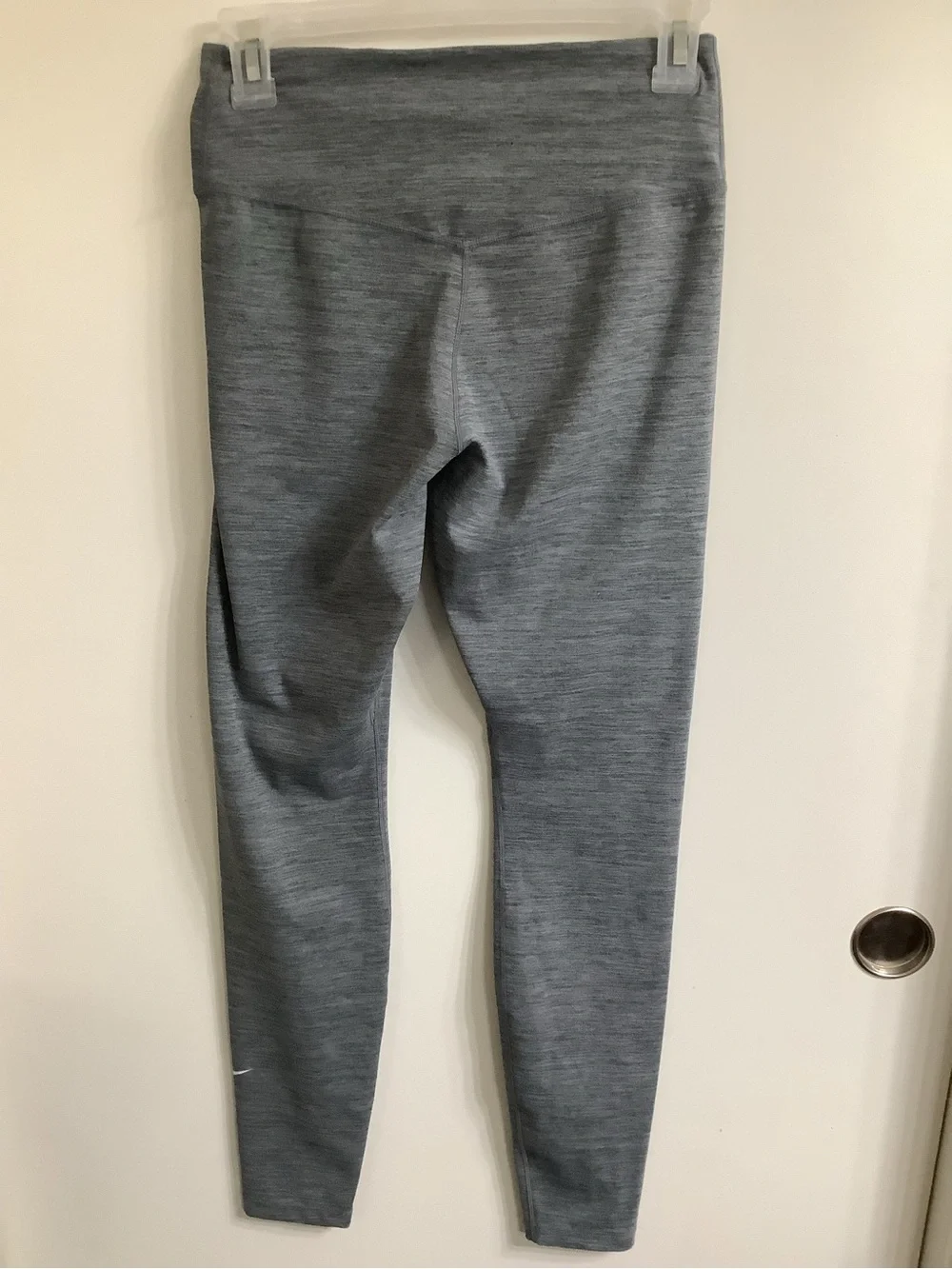 Nike One Women's Gray Heather High Rise Leggings Crop Tight Fit Size Small S